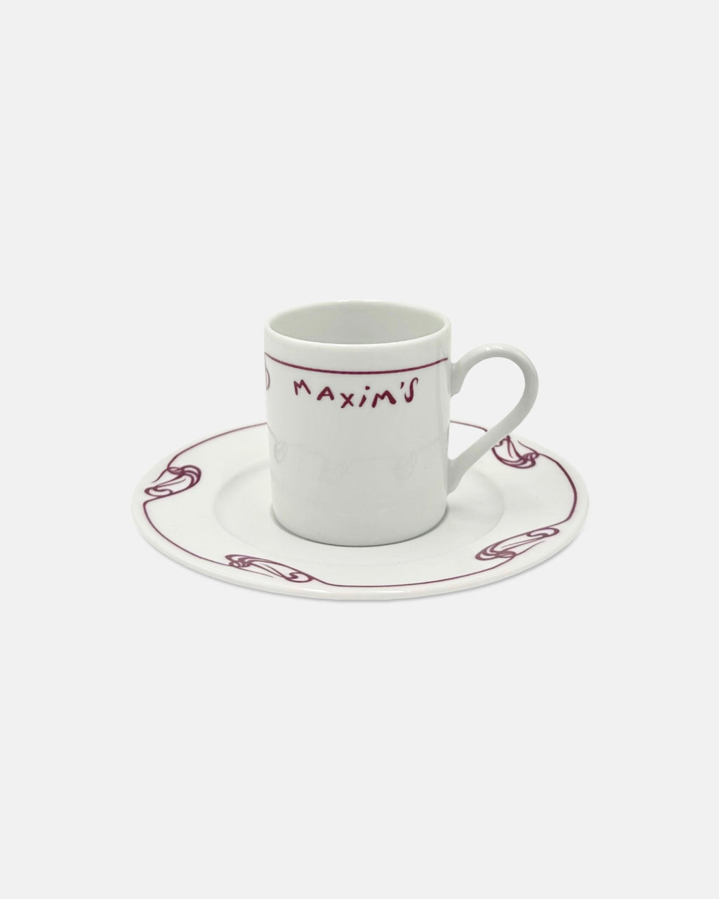 Vintage Maxim's De Paris Restaurant Demitasse Cup & Saucer