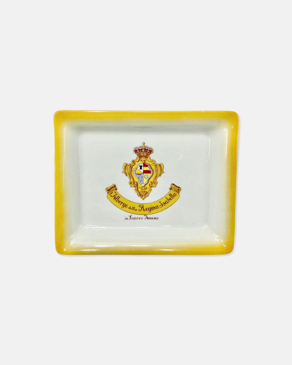 Vintage Regina Isabella Hotel Italy Ceramic Ashtray