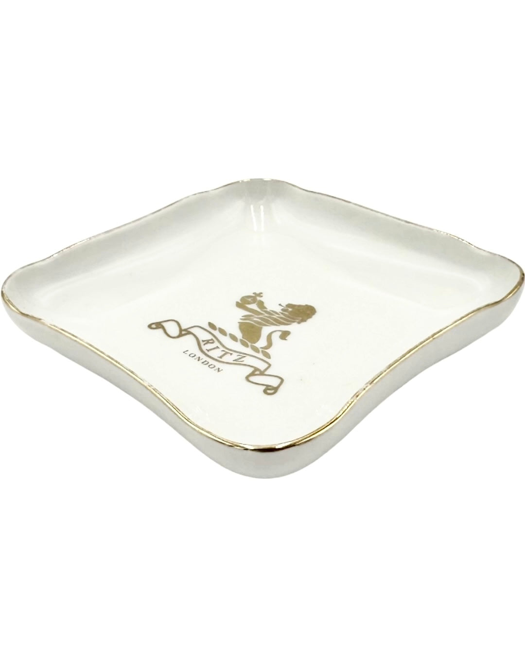 Vintage Hotel Ritz London Porcelain Ashtray