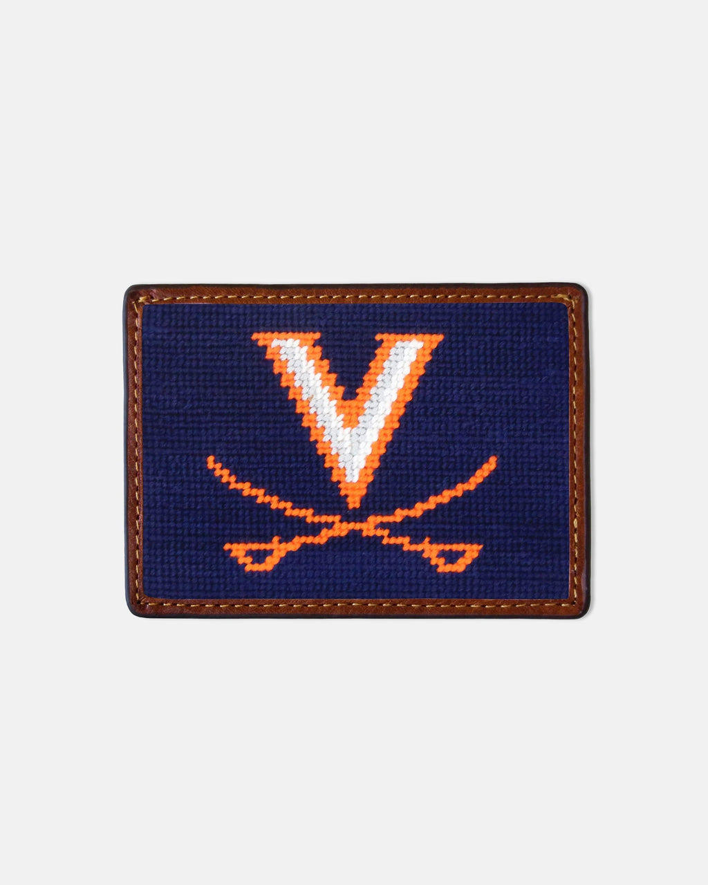 University of Virginia Needlepoint Card Case
