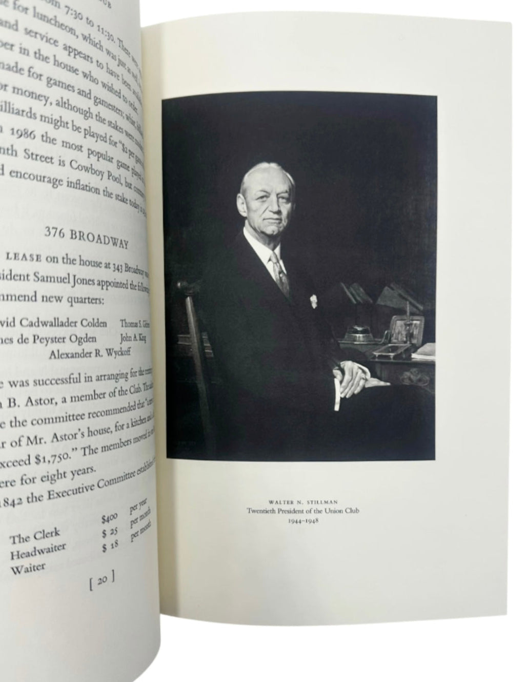 The Union Club of The City of New York 1836-1986 Book