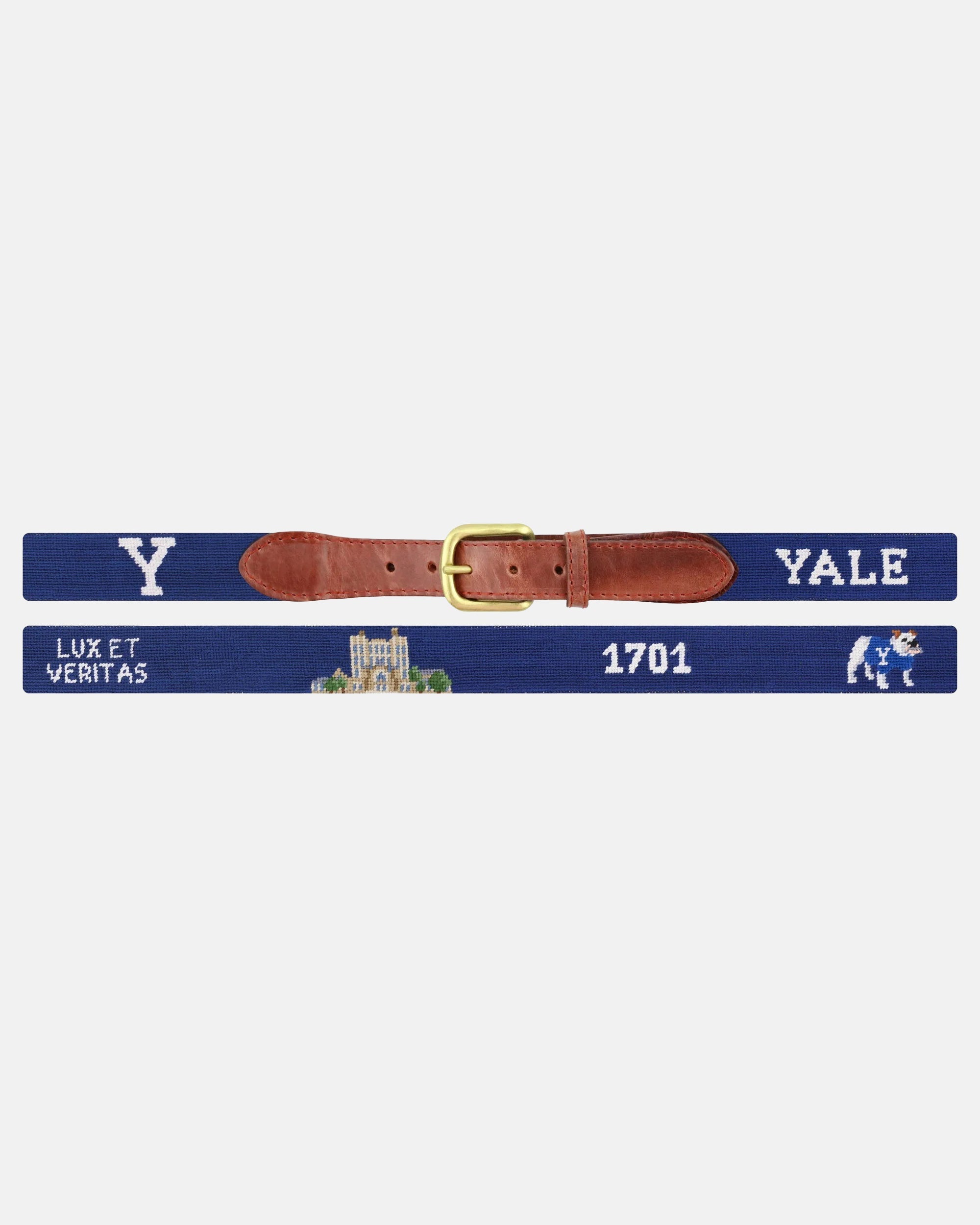 Yale Life Needlepoint Belt