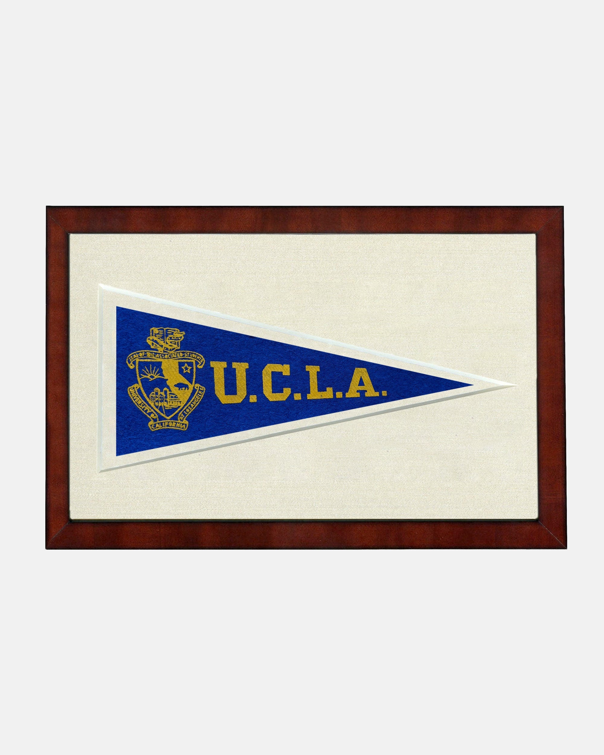 U.C.L.A. Framed Vintage Pennant